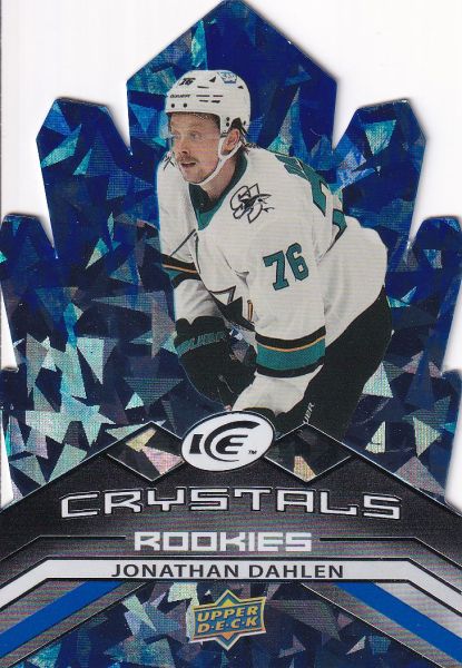 insert RC karta JONATHAN DAHLEN 21-22 UD Ice Crystals Rookies číslo IC-44